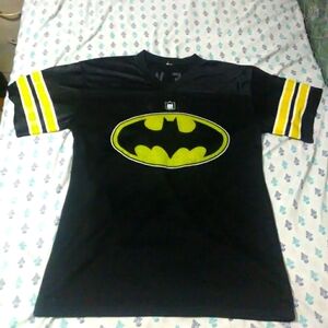 Batman DC Comics Black & Yellow #00 Retro Football Jersey